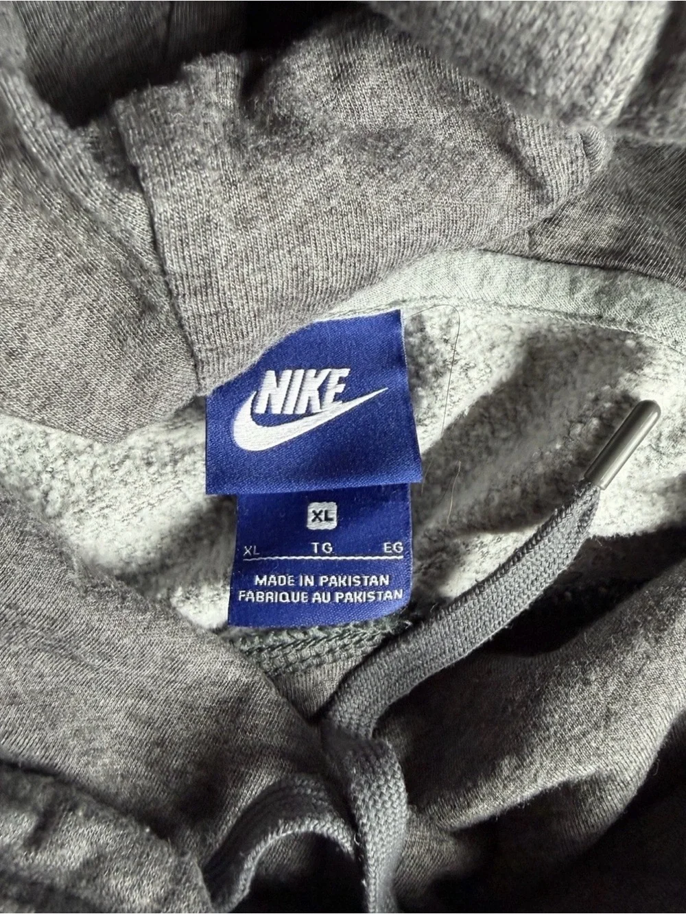 Nike Women's Funnel Neck Hoodie, XL, Grey, Pullover 0057